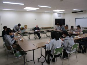 東福寺学長と学生との懇談会が開催されました